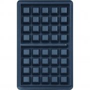 Set de 2 plăci TEFAL Snack Collection no. 4 (Gaufres/Waffles) XA800412, Non-adezive, Cutie tip cookbook pentru depozitare, Sigure pentru mașinile de spălat vase, Carte cu 4 rețete