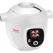 Multicooker electric sub presiune TEFAL Cook4Me+ CY851130, 1345~1600W, Volum 6l (uz 4l), 6 programe și mod manual, Vas detașabil, Cronometru, Pornire automată, Păstrare la cald, 150 rețete integrate
