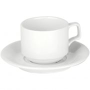 Set de ceașcă și farfurioară PORLAND Gastronomi Soley 04AP000795, Capacitate ceașcă 177ml, Pentru ceai, Material porțelan Alumilite, Se pot introduce în mașina de spălat vase, cuptor clasic sau micround