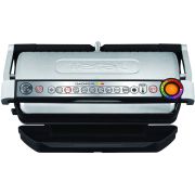 Grătar electric TEFAL OptiGrill+ XL Snacking & Baking GC724D12, 2000W, 9 programe, Indicator nivel de gătire, Argintiu