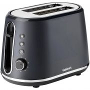 Prăjitor de pâine Cuisinart CPT780E, 900W (7 setări), 2 sloturi, Dispozitiv de centrare felie, Reîncălzire, Dezghețare, Tavă firimituri, Carcasă plastic, Charcoal Grey