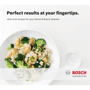(EOL) Carte de rețete BOSCH by A01 HEZ6UCC0, 61 rețete dezvoltate și potrivite pentru aparatele Serie 8 cu funcție de gătit la aburi