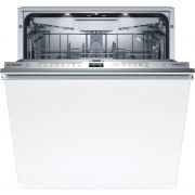 Mașină de spălat vase încorporabilă Bosch SMV6ZCX49E, Serie 6, 14 seturi, 8 programe, Clasa C, PerfectDry cu Zeolith®, Silence Plus:42dB, Home-Connect, AquaStop, Sertar Vario pentru tac