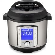 Multicooker Instant Pot Duo Evo Plus 8, V7.6L, 1200~1400W, 10 funcții, Vas interior aplatizat din inox cu mânere, 11 sisteme de siguranță, Grătar multifuncțional, Garnitură extra, Cablu 0.90cm, 7.18kg, Argintiu