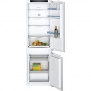 Combina frigorifică încorporabilă BOSCH Serie 4 KIV86VFE1, 229kWh/annum, Congelate 84l, Necongelate 183l, VitaFresh, SuperFreezing, Sertar BigBox, Deschidere dreapta, Balamale reversibile, 35dBA