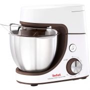 Robot de bucătărie TEFAL MasterChef Gourmet Baking with Kids QB51K138, 1100W (5 trepte și Pulse), Bol inox 4.6l, Set patiserie, Tel Flex, Set complet de accesorii pentru copii, Geantă depozitare ediție limitată