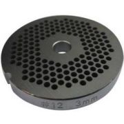 Sită/grilă din inox pentru tocătorul de carne Reber nr.12, Găuri interioare de 3 mm ,4352A/3, diametru exterior 70mm