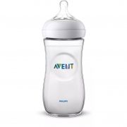 Biberon Natural Philips AVENT SCF036/17, 330ml, 0-12 luni, Debit rapid, Fără BPA, Formă ergonomică, Gât larg