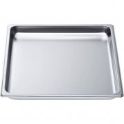 Tavă mare neperforată BOSCH HEZ36D352 - 00664949, L35.4cm, l32.5cm, H4cm, Adâncime 2.8cm, Uz 32.9x30mm, G0.62kg, Inox AISI 304 GN2/3