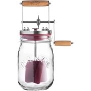 Borcan Kilner Butter Churner Set 0025.348 - 17006143, Capacitate 1l, Permite crearea facilă a untului acasă, Spălare manuală