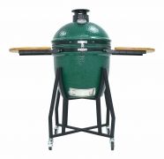 Gratar ceramic Kamado, Diametru 27 inch/68 cm, Dispozitiv de afumare, Verde