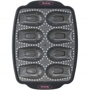 Formă de copt TEFAL 8 Madeleines J4172614, 29x21cm, Silicon Platinum Ultra Flex, Java Pepper Grey