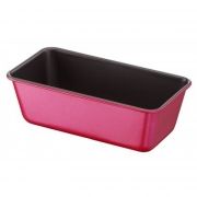 Set de 2 forme TEFAL CreaBake Long Cake J3079504, 12.5x6.5cm, Oțel carbon, Suprafață antiaderentă, Compatibil cu Cake Factory Délices, Dulcis Grey-Holi Pink