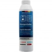 Detartrant BOSCH by Bavariapool 00312009, 250ml, Îndepărtează rapid și eficient depunerile de calcar, Biodegradabil, O sticlă pentru aparate de cafea și fierbătoare, 2 sticle pentru cuptoare cu ab