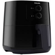 Friteuză Philips Airfryer Essential HD9200/90, 1400W, Coș pătrat 0.8kg, 2 programe, Oprire automată, Rapid Air, QuickClean, Cool Wall, Control reglabil al timpului și temperaturii, Cablu 0.8m, Aplicație NutriU