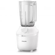 Blender Philips ProBlend Seria 3000 HR2041/00, 450W (o treaptă), Lame din oțel, Bol 1.9L, Picioare cu ventuze, Alb