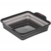 Formă de copt TEFAL Square Cake CrispyBake J4170314, 23x23cm, Silicon Platinum Ultra Flex, Java Pepper Grey