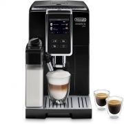 Espressor automat De'Longhi Dinamica Plus ECAM370.70.B - 0132215449, 1450W, 19bar, 1.8l, Spumare automată, Carafă LatteCrema, Râșniță inox, Boabe și Măcinată, Display 3.5", Statistică, Funcție MY, Negru