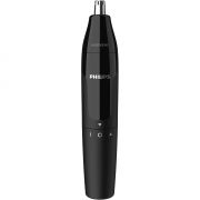 Aparat de tuns părul din nas şi urechi Philips NoseTrimmer 1000 NT1620/15, Wet-Dry, Tundere rapidă și confortabilă, Complet lavabil, Mâner texturat, Necesită 1x baterie AA (nu este inclusă)