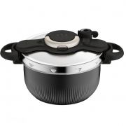 Oală sub presiune TEFAL ClipsoMinut Delice P4800731, V6L, Oală D24cm (bază D17.5cm), 2 nivele de presiune, 5 sisteme de siguranță, Cuvă din aluminiu teflonat cu mânere fixe, Coș din inox