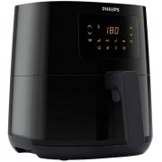 Friteuză Philips Airfryer Essential HD9252/90, 1400W, Tavă 4.1L, Coș pătrat 0.8kg, Ecran tactil cu 7 presetări, Rapid Air, Cool Wall, Curățare ușoară, Oprire automată, Temporizator, Cablu 0.8m, Aplicație NutriU
