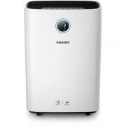 Purificator și umidificator de aer Philips Gama 2000i AC2729/10, 4 trepte de viteză, Filtru HEPA Nano-Protect, 3 moduri automate: general/alergeni si nocturn, conectat la aplicația Air Matters, culoare: Alb