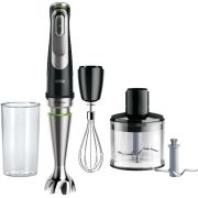 Blender de mână BRAUN MultiQuick 9 MQ9135XI, 1000~1200W (variabilă și Pulse), Lame ActiveBlade, Active PowerDrive, iMode, Advanced SmartSpeed, SplashControl, Cablu 1.2m, Premium Black