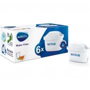 Set de 6 filtre BRITA MAXTRA BR1025357, 1 cartuș 4 săptămâni sau aprox 150l, Tehnologie MicroFlow, Reduce cantitatea de clor, plumb și cupru, Previne depunerile de calcar, Fără BPA, 100% reciclabil