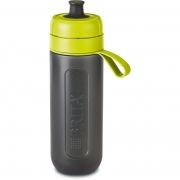 Sticlă filtrantă BRITA Fill&Go Active BR1020338, V600ml, Include 1 disc MicroDisc, 1 disc 4 săptămâni sau aprox 150l, Fără BPA, DW safe (până la 50°C), Lime and Grey