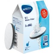 Set de 3 filtre BRITA MicroDisc BR1020107, 1 cartuș 4 săptămâni sau aprox 150l, Reduce cantitatea de clor, plumb și cupru, Previne depunerile de calcar