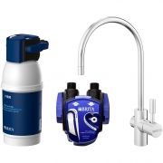Sistem de filtrat apă BRITA My Pure P1 BR1025434, Presiune 2~8.6 bari, Capacitate filtrată 1200 litri, Elimină calcar, cupru și plumb, Se recomandă înlocuirea filtrului P1000 la 12 luni