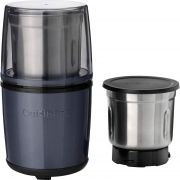 Râșniță de condimente Cuisinart Style SG21BE, 200W (pulse), Capacitate 90g, Lame din oțel inoxidabil ultra ascuțite, Condimente dure, nuci și sosuri, Piciorușe antiderapante din cauciuc, Fără BPA, Albastru
