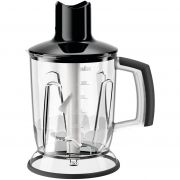 Blender BRAUN MultiQuick MQS601BK, Capacitate 1.25l, Amestecă, Zdrobește gheața, Sistem EasyClick Plus, Ușor de asamblat, Bază anti-alunecare, Fără BPA, DW Safe (fără capac), Negru