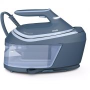 Stație de călcat cu abur Philips PerfectCare 6000 PSG6042/20, 2000~2400W, Presiune 8bar, Continuu 130g/min, Jet 550g, Talpă SteamGlide Advanced, Rez. detașabil 1.8l, Frt 1.6m, Cbl 1.65m, Fier 1.2kg, OptimalTEMP