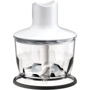 Tocător BRAUN MultiQuick MQ30WH - AX22110062, Capacitate 500ml, Sistem EasyClick, Ușor de asamblat, Bază anti-alunecare, Fără BPA, DW Safe (fără capac), Alb