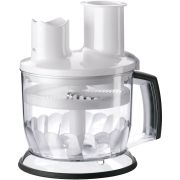 Procesor de alimente BRAUN MultiQuick MQ70WH, Capacitate 1.5l, Toacă, Amestecă, Taie în felii sau fâșii subțiri, Frământă, Sistem EasyClick, Bază anti-alunecare, Fără BPA, DW Safe (fără capac), A