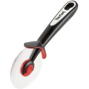 Cuțit pentru pizza TEFAL Ingenio K2071114, Tritan, Mâner robust, Inel de protecție din silicon, 4.4cm, 141g