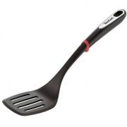 Spatulă TEFAL K2060814 Ingenio, ideală pentru preparare și servire, inel de protecție din silicon, 40cm, mâner robust, înveliș din nailon, culoare: negru