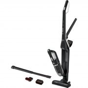Aspirator cu acumulatori BOSCH Seria 4 Flexxo 21.6V BBH32101, 2 în 1 Stick-Handheld, Încărcare 4-5 ore, Autonomie 50min, Capacitate rezervor 0,4L, Culoare: Dark Night