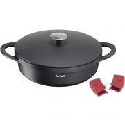 Cratiță pentru tocănițe cu capac TEFAL Trattoria E2187234, D28cm, V4.30L