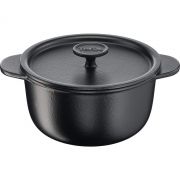 Vas pentru gătit cu capac TEFAL Tradition Round E2254604, D24cm, H13.16cm, V4L