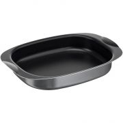 Formă pentru coacere dreptunghiulară Tefal Bw Resource 100% Reciclat J5701553, 24 x 36 cm, Suprafață exclusivă antiaderentă, Culoare: Marmură / Gri