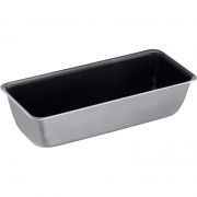 Formă de coacere draptunghiulară Tefal Bw Resource 100% Reciclat J5707202, 26 x 11cm (L x l), Strat anti-adeziv, Material: Aluminiu, Culoare: Negru / Gri