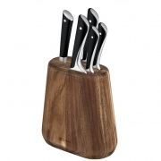 
Set cuțite de bucătărie Tefal Jamie Oliver K267S655, 5 bucăți, oțel inoxidabil german, lemn de salcâm
