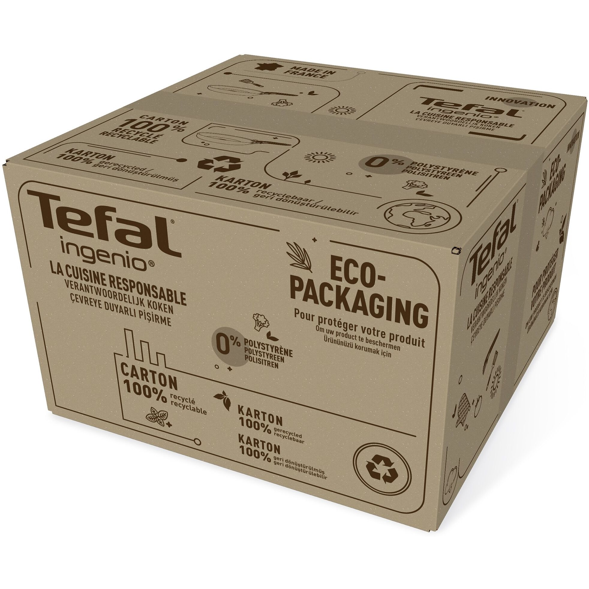 Set Pentole Tefal Ingenio Emotion 8 Pezzi - Maniglia Rimovibile, Compatibile Con Induzione, Facili Da Impilare - Foto 9