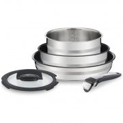 Set tigaie din 5 piese Tefal Jamie Oliver Ingenio  L9569032,  Otel inoxidabil
