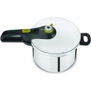 Oală sub presiune TEFAL Secure 5 Neo P2534046, Volum 3.6l (Uz 3l), D22cm cuvă (D15cm bază), 5 sisteme de siguranță, 2 nivele de presiune, Controlul presiunii, Coș pentru preparare la aburi, Oțel inoxidabil