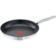 Tigaie TEFAL INTUITION V2 A7030524, D26cm, Oțel inoxidabil 18/10, Mâner fix, DW Safe