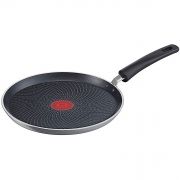 Tigaie clătite TEFAL Super Start C2733853, D25cm, Termo-Signal, Acoperire 100% antiaderentă sigură fără PFOA, Termo-Fusion, Compatibilitate: Inducție, Gaz, Electric, Halogen, Vitroceramic, Culoare: Gri