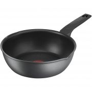 Tigaie Chef’s Delight Tefal G2967543, D22cm, Suprafață antiaderentă Titanium 2XL, Thermo Signal, Culoare: Negru